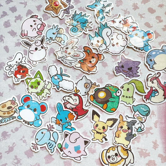36 Pokimon Stickers