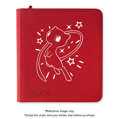 Pokimon Mew Iron-On Binder Vinyls
