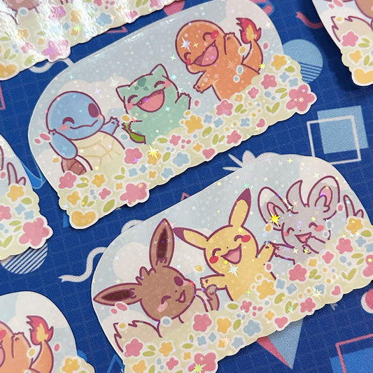 Pokimon Flower Garden Sticker