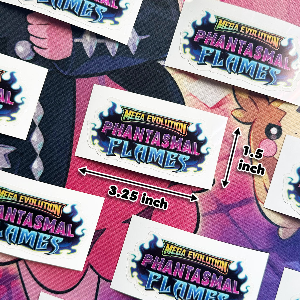 Pokimon Binder Stickers Mega Evolution Era