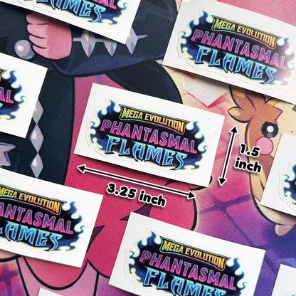 Pokimon Binder Stickers Mega Evolution Era