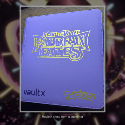 Pokimon Iron-On Binder Vinyls for Paldean Fates