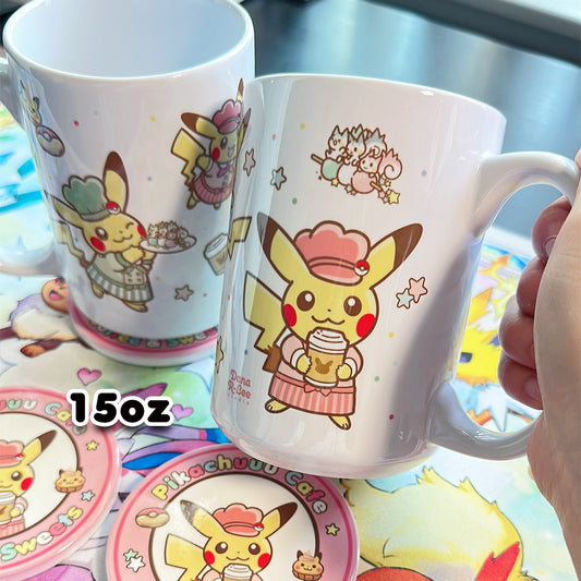 Pokimon Pika Cafe Mug