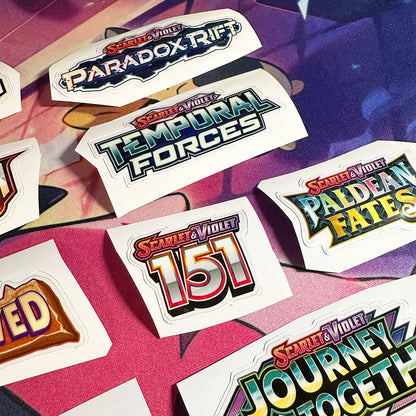 Pokimon Binder Stickers Scarlet & Violet