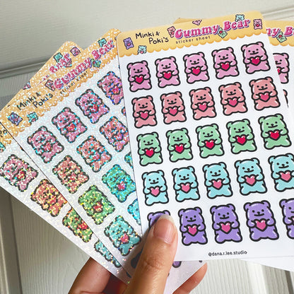 Gummy Bear Sticker Sheet