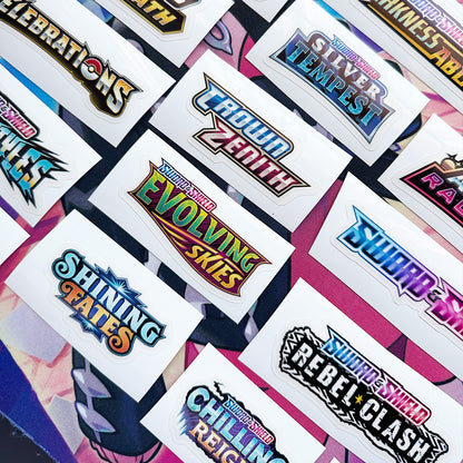 Pokimon Binder Stickers Sword & Shield