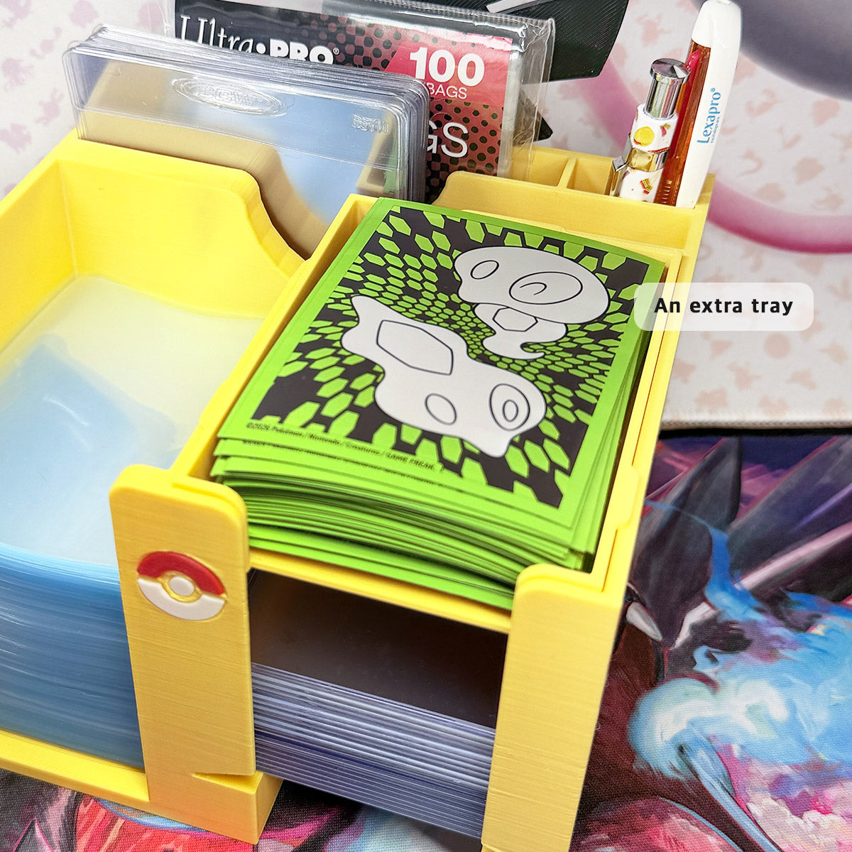 Top Loader and Penny Sleeve Dispenser-Pikachu