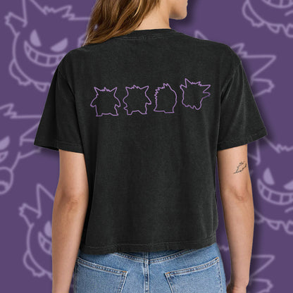 Pokimon Ghost Women Crop Top Shirt