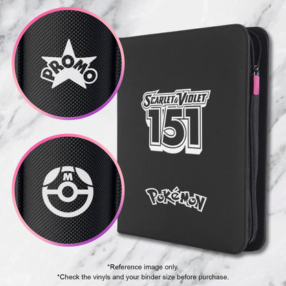 Pokimon Iron-On Binder Vinyls for 151
