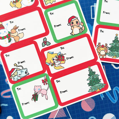 Gift Tags Sticker Sheets