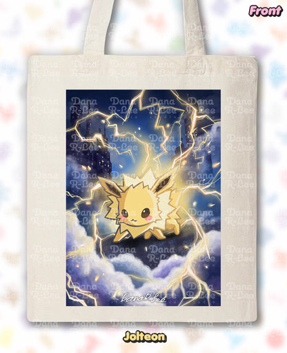 Pokimon Eevee Evolutions Tote Bag