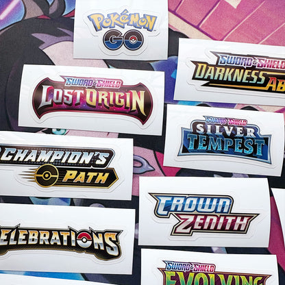 Pokimon Binder Stickers Sword & Shield