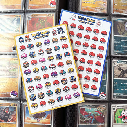 Poki Balls Sticker Sheet