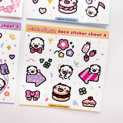 Minki & Poki Mini Sticker Sheet