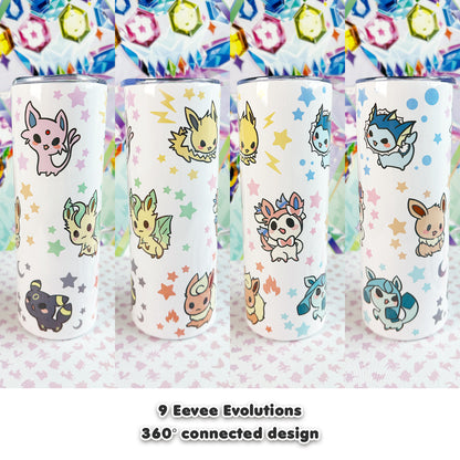 Pokimon Eevee Evolutions Tumbler