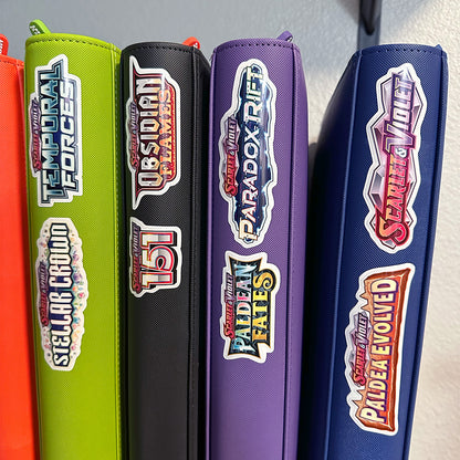 Pokimon Binder Stickers Scarlet & Violet