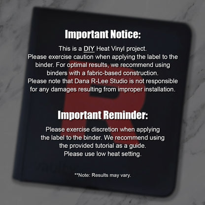 Pokimon Iron-On Binder Vinyls for Destined Rivals