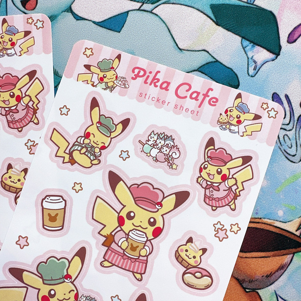 Pika Cafe Sticker Sheet