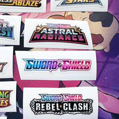 Pokimon Binder Stickers Sword & Shield