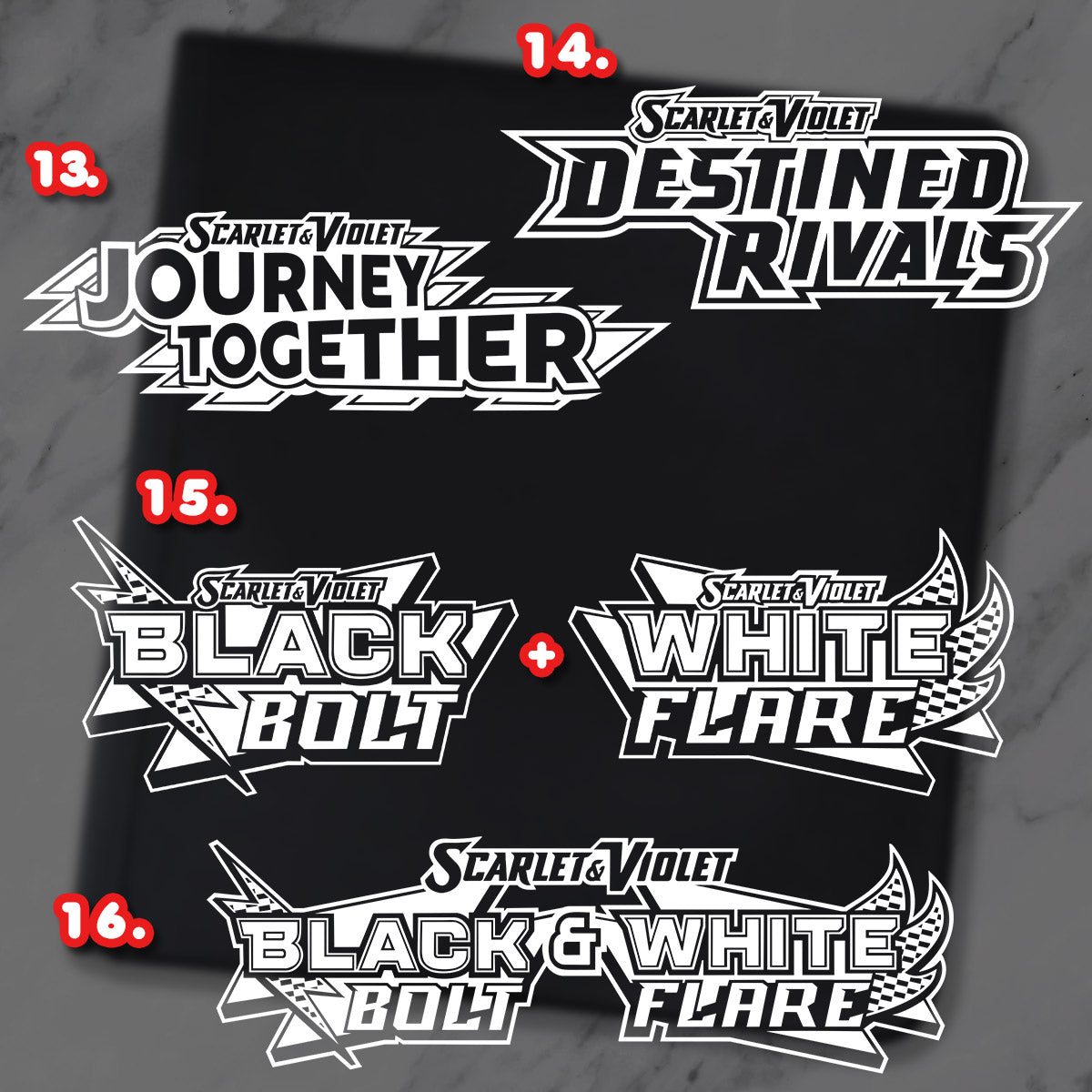 16 Full Set Pokimon Iron-On Binder Vinyl