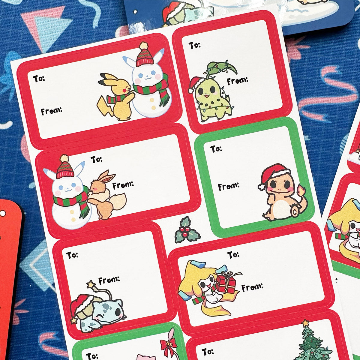 Gift Tags Sticker Sheets