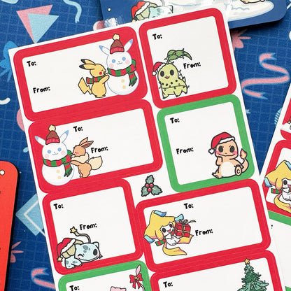 Gift Tags Sticker Sheets
