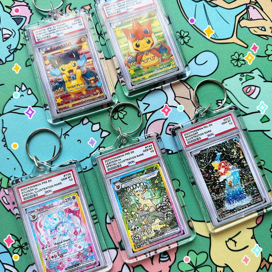 Pokimon PSA 10 Keychain
