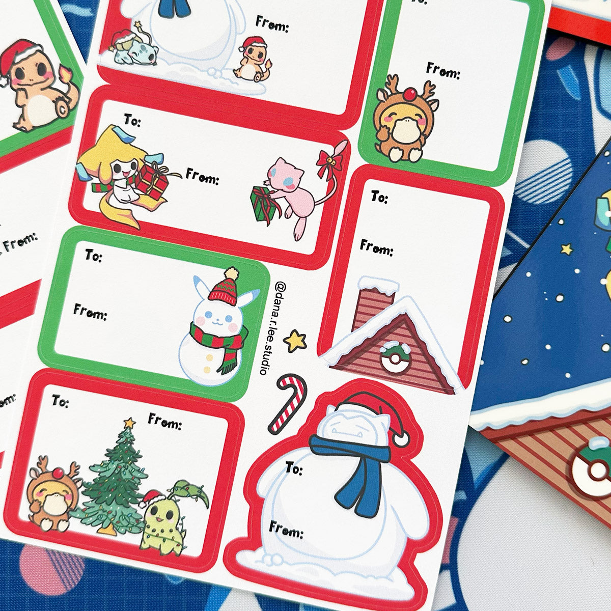 Gift Tags Sticker Sheets