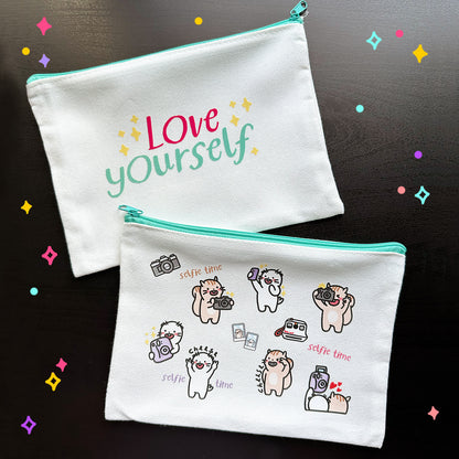 Love Yourself Canvas Pouch