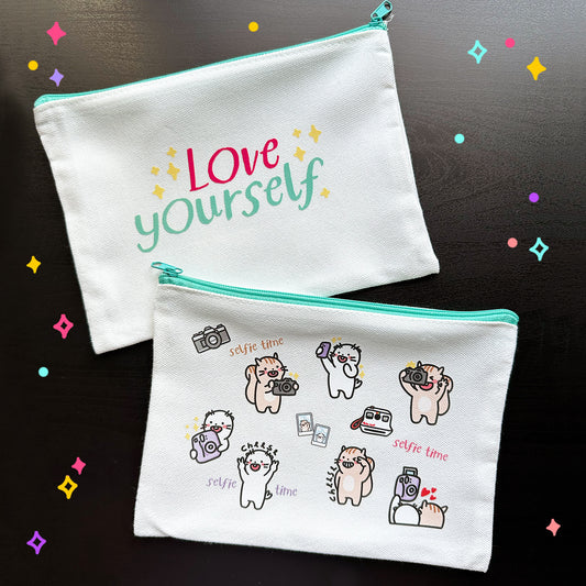 Love Yourself Canvas Pouch