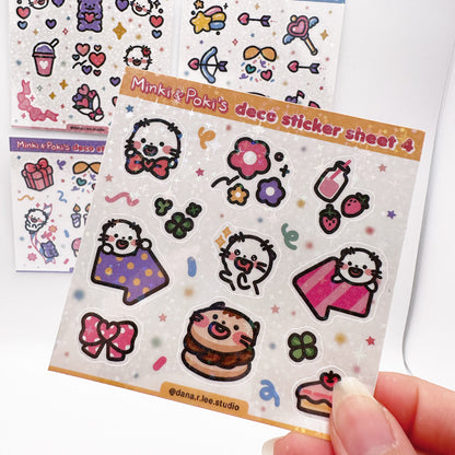 Minki & Poki Mini Sticker Sheet