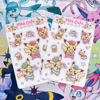 Pika Cafe Sticker Sheet