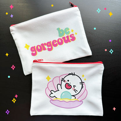Be Gorgeous Canvas Pouch