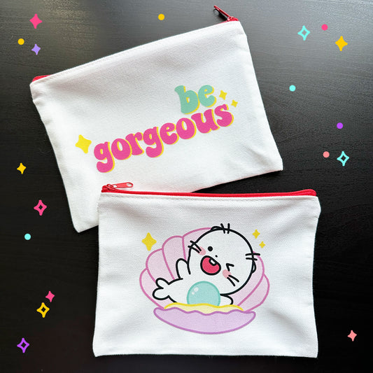 Be Gorgeous Canvas Pouch