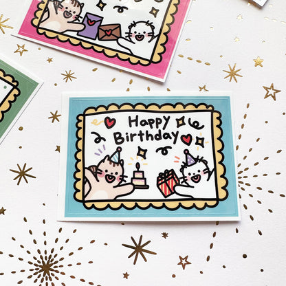 Rectangular Single Stickers