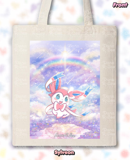 Pokimon Eevee Evolutions Tote Bag