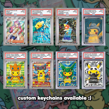 Pokimon PSA 10 Keychain