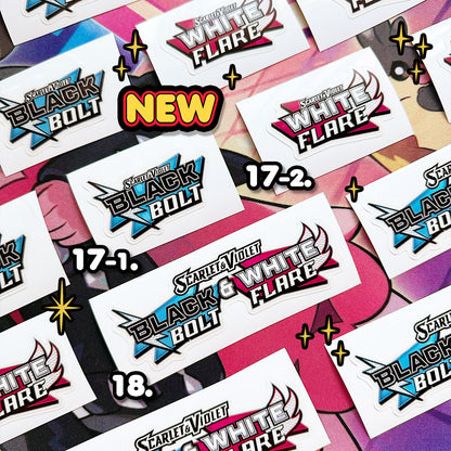 Pokimon Binder Stickers Scarlet & Violet