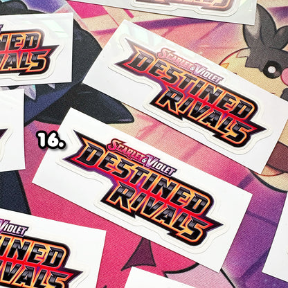 Pokimon Binder Stickers Scarlet & Violet