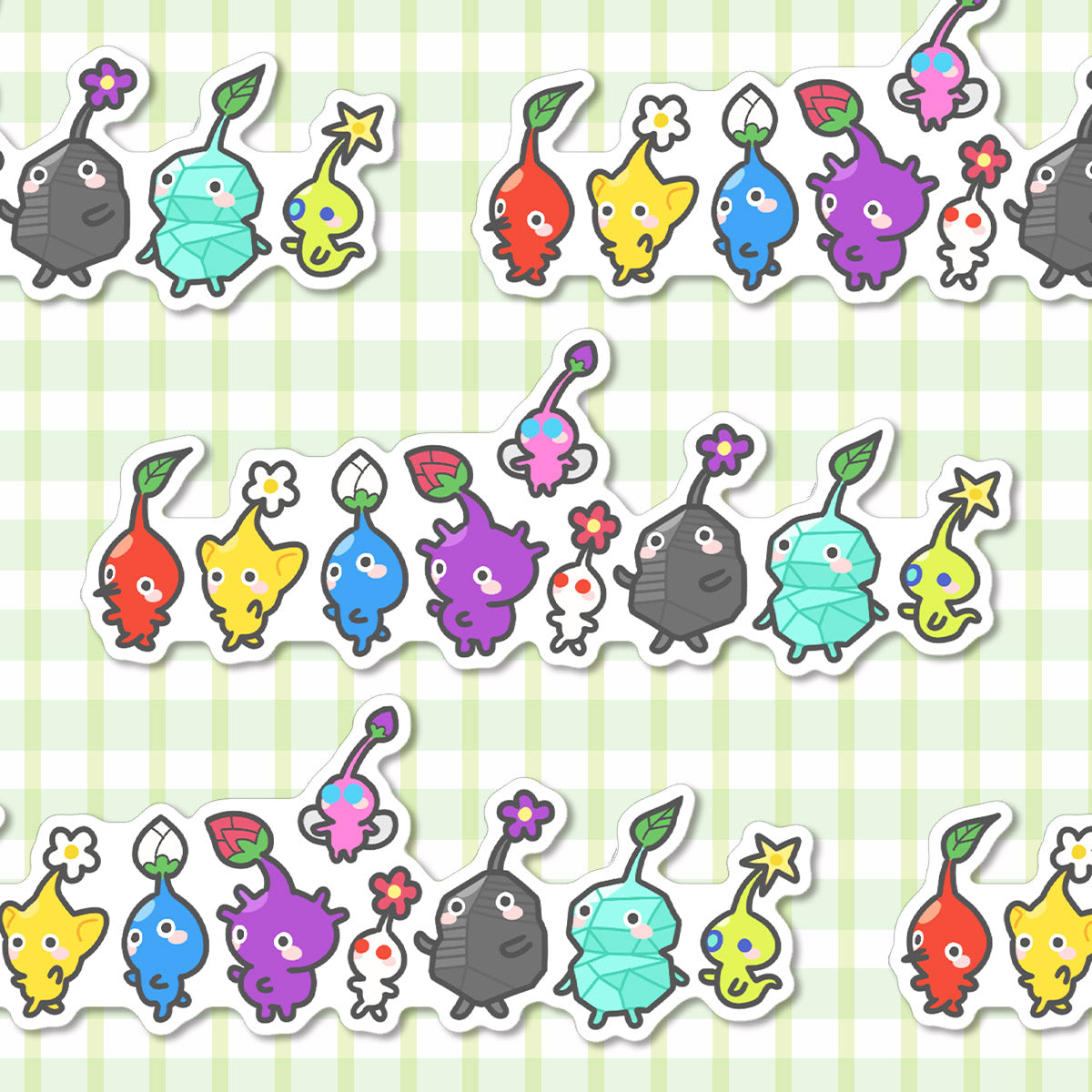 Pikmin 6inch Sticker