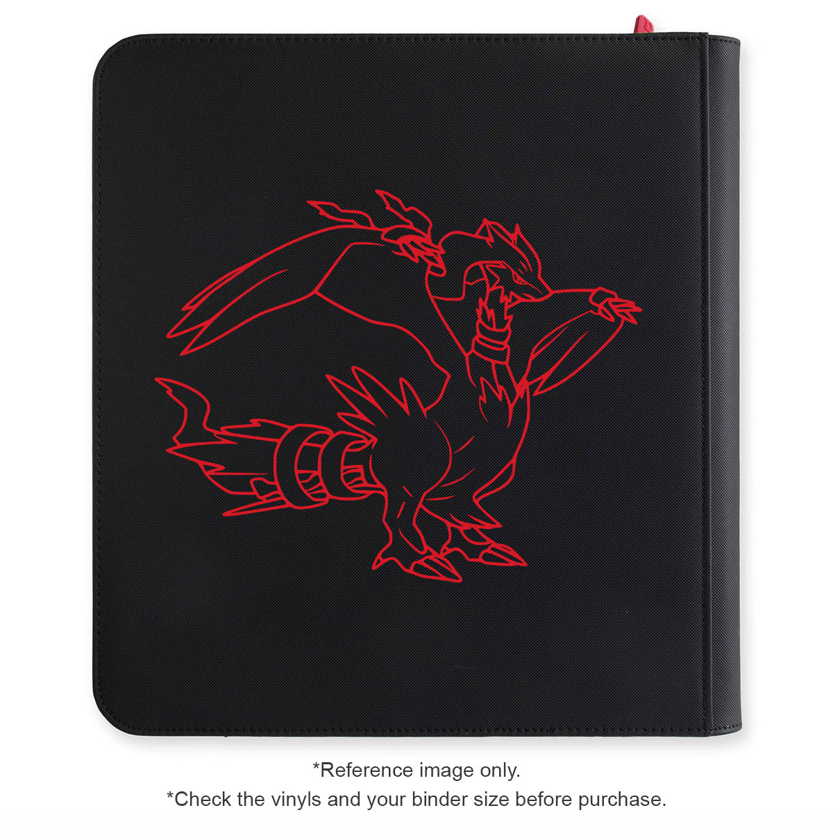 Pokimon Iron-On Binder Vinyls Zekrom & Reshiram