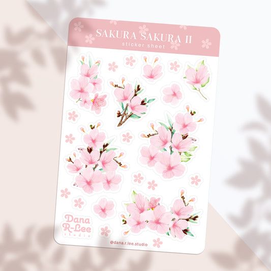 Sakura Sticker Sheet II