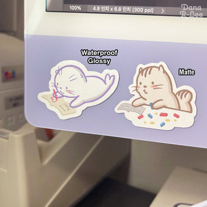 Minki & Poki's Day Sticker Sheet