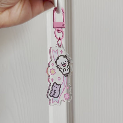 Minki Ribbon Keychain