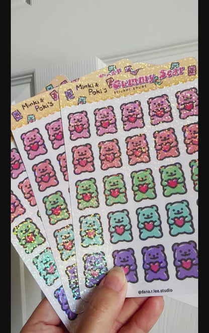 Gummy Bear Sticker Sheet