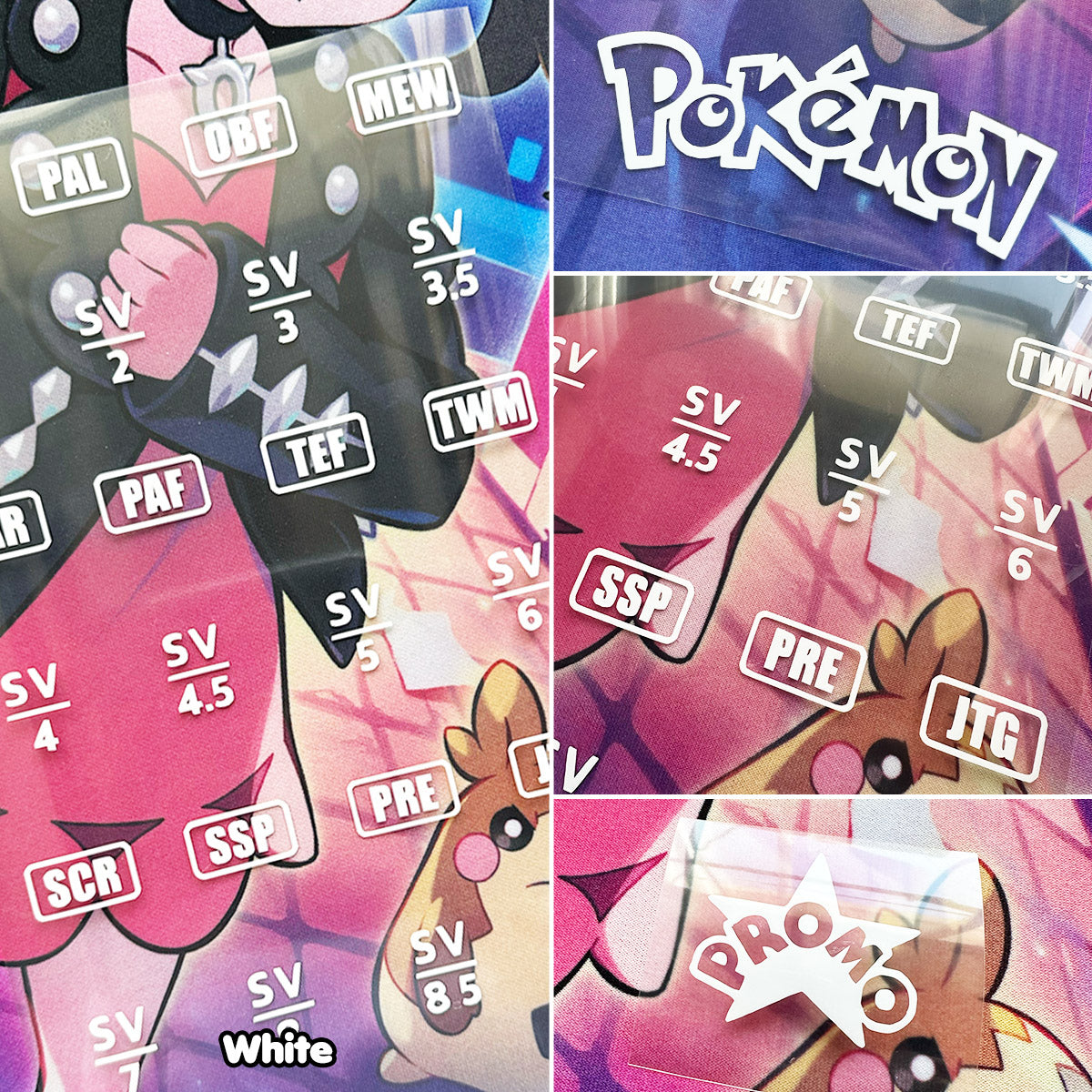 Pokimon Iron-On Binder Vinyls Scarlet & Violet